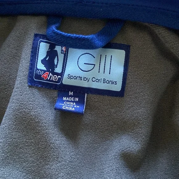 Golden State Warriors Womens Fitted Jacket With Hood Medium - Picture 9 of 13